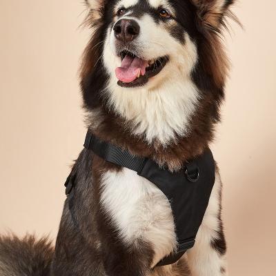 China DETACHED Dog Harness No Pull Adjustable Pet Soft Oxford Vest For Large Dogs Easy Control Harness for sale