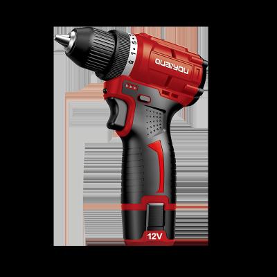 China Quanyou power tools High Durability Two batteries and one charge cordless drill power tools drill QY-6912B QY-6912B for sale