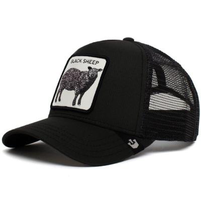 China Wholesale Animal Trucker Mesh Dad Hat Baseball Sports Snapback Outdoor Hat COMMON for sale