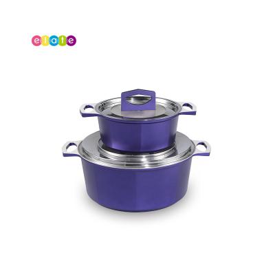 China Minimalist Design Kitchenware Pots And Pans Friendly Cookware Sets Nonstick for sale