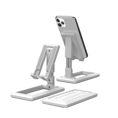 China Ergonomic Angle Height Adjustable Foldable Portable Cell Phone Stand Adjustable Tray Mount Holder For Phone for sale