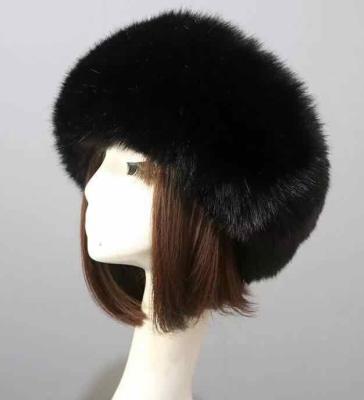 China Wholesale Letter F Winter Hair Accessories Faux Fox Fur Headband For Women Winter Headband for sale