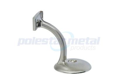 China Residential Satin Nickel Door Hardware Zinc Die - Cast Heavy Duty Handrail Bracket for sale