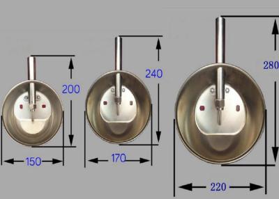 China Agricultural Animal Feeding Pig Nipple Drinker SS304 Pig Water Bowl for sale