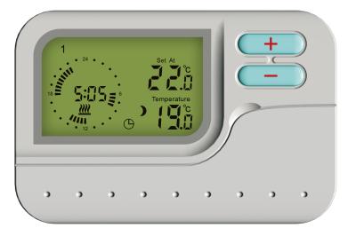 China Verwarmt de Warmtepomp Programmeerbare Thermostaat, slechts Digitale Programmeerbare Thermostaat   Te koop