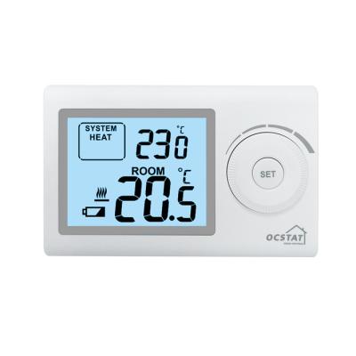 Chine Thermostat de chauffage de pièce de gaz de chaudière de la température rayonnante blanche de WIFI pour d'intérieur à vendre