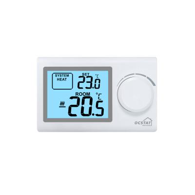 China Non - programmable Underfloor Wired Room Thermostat With Digital Temperature Control for sale