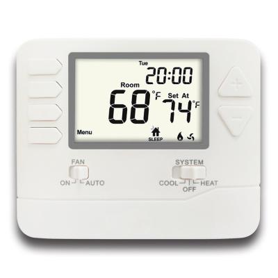 China 2 programmierbarer Raum-Thermostat HVAC Hitze/2 kühler 24V für Heizung und Kühlsystem zu verkaufen