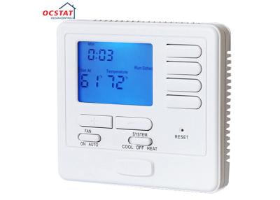 China Gas Configurable heat pump thermostat Programmable , Digital Air conditioner Thermostat for sale