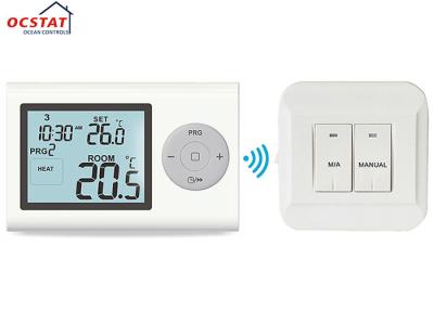 China Heizkessel-Steuerrf-Raum-Thermostat für Gas-Kessel, einfacher Digital-Thermostat zu verkaufen