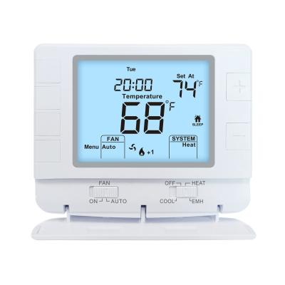 China Air Conditioning Temperature Control Non-programmable Heat Pump Thermostat , Temperature Controller for sale