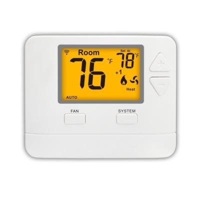 Chine Riseem 24V Pompes à chaleur non programmables TUYA Smart Home Thermostat STN721W Air conditionné WiFi Thermostat Ac avec Alexa à vendre