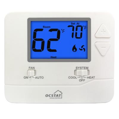 China Programmierbarer Thermostat-blaue Hintergrundbeleuchtung LCD-Anzeige HVAC Digital nicht zu verkaufen