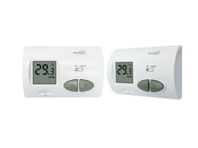 China Riseem Customized Color Digital Room Thermostat Non - Programmable Anti - Flame ABS for sale