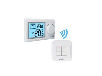 China Riseem Wireless LCD Display Electronic Room Non-programmable Thermostat For Indoor 230VAC 50HZ for sale