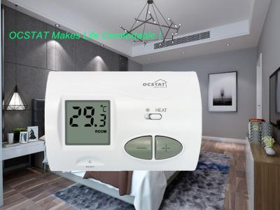 China Riseem White Color Household Non Programmable Thermostat For Heating And Cooling for sale