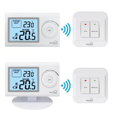 China Drahtloser Heizungs-Thermostat PC+ABS/ferngesteuerter Thermostat für Kessel zu verkaufen