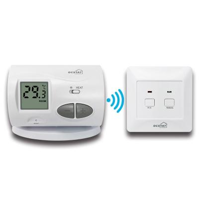 Chine Thermostat électrique de pièce du bouton poussoir rf du chauffage par le sol 868MHZ à vendre