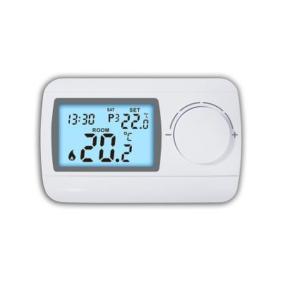 China Plastikprogrammierbarer Thermostat 7 Tag der an der Wand befestigten ABS mit Digitalanzeige zu verkaufen