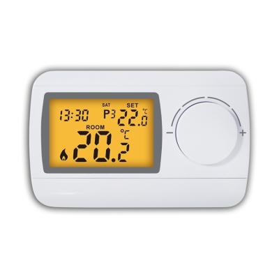 Chine Nouveau grand bouton de cadran thermostat programmable 230V de pièce de 7 jours à vendre