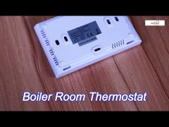 weekly programmable boiler room thermostat digital , wireless heating thermostat