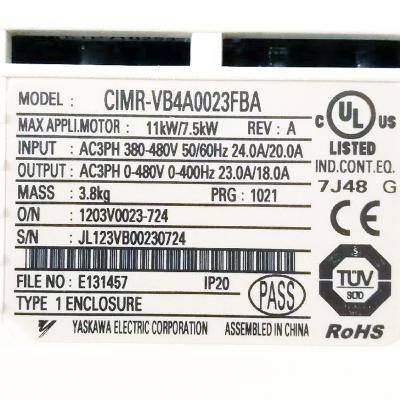 中国 Modern Yaskawa V1000 CIMR-VB4A0023FBA Elevator Inverter For Elevator Parts 販売のため