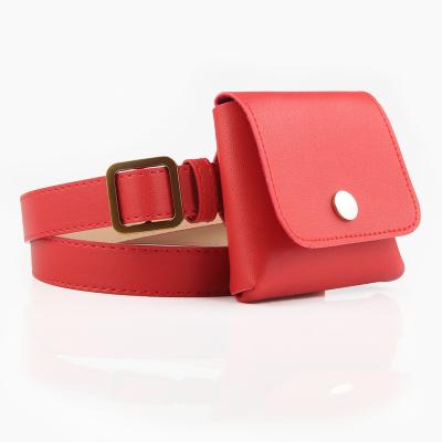 China Comfortable Retro Popular Main Ladies Mobile Phone Belt Pussy Pack Decorative Thin Bag for sale