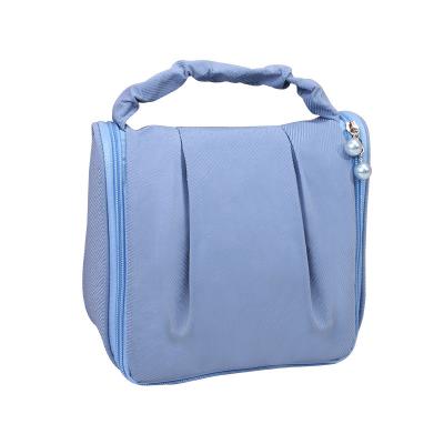 China High Quality Factory Wholesale Large Capacity Travel PU Cosmetic Bags Customized Logo Leather Makeup Toiletry Organizer Bag for sale