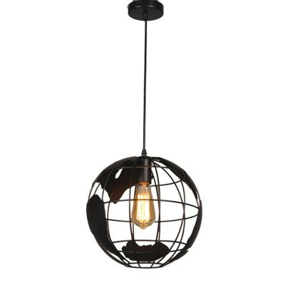 China New Style Round Lamps Decor Resin Pendant Light Industrial Home Light Outdoor Globe Pendant Light for sale