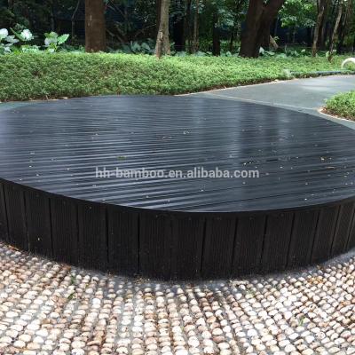 China anti-corrosion high anti-rust dark color 20mm thickness bamboo decking for sale