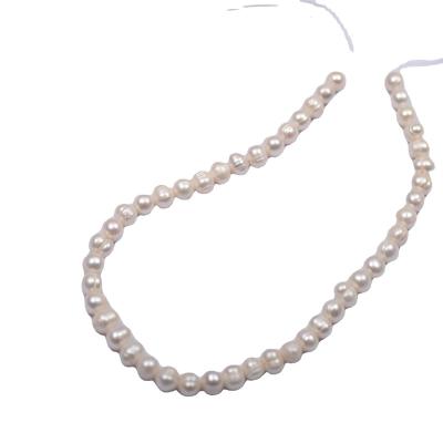 China DIY Pearl Beads Jewelry Factory Price 8-9mm Pearl Natural Freshwater White Potato For Jewelry Accessories for sale