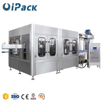 China Food 3 In1 Fully Automatic Pet Plastic Bottle Pure Aqua Water Filling Machine for sale