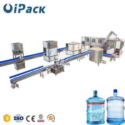 China Food Automatic 20L 5 Gallon Drinking Mineral Pure Water Big Bottle Cleaning Washing Filling Capping Machine for sale