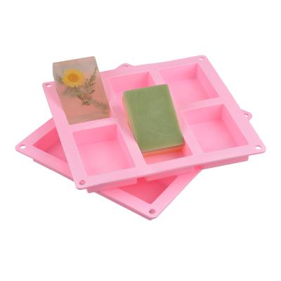 China Viable Customize Hand Made Rectangle DIY Roll Silicon Soap Making Molds for sale