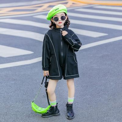 China 2020 New Black Girl Fashion Overall QUICK DRY Long Sleeve Fashion Girl Overalls For 4-9T for sale