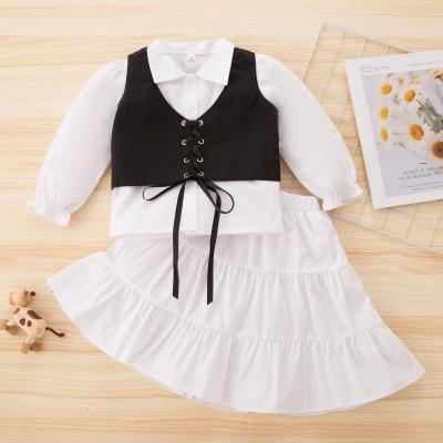 China 2021 casual the new spring Autumn Children Girl Black Bell-Bottom pants 2-7 years old for sale