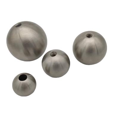 China Modern full stainless steel ball with one-sided stud thread for sale