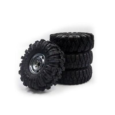 China Vehicles & YH RC Toys Remote Control Metal Big Wheels For FMS Xiaoqi YH Model Car Upgrade Metal Modified 1/24 Big Wheels Sponge Inner Tube Off-Road Climbing Bi for sale