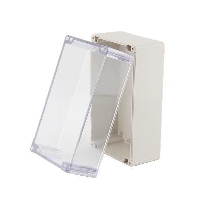 China Outdoor Plastic Electronic Equipment Junction Box Box Transparent ABS Waterproof for sale