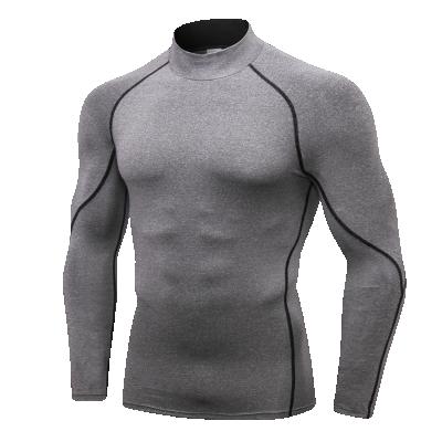 China Breathable Breathable Quick-dry Long Sleeve Fitness Sweatshirt Workout Gym Clothing Men for sale