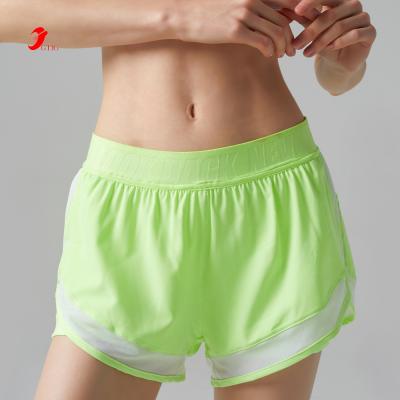 China Anti-Wrinkle Best Price Online Shopping Layer Design Girls Gym Elastic Inner Shorts for sale