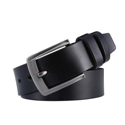 China Custom Genuine Leather Belt Buckles Vintage Belt Strap Alloy Genuine Leather Belts Dress Belt For Men Jeans for sale