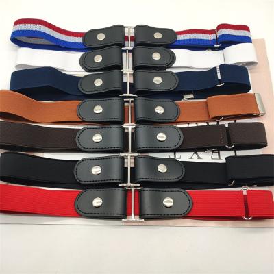 China Wholesale Belt Strap Women Belt No Hassle Elastic Stretch Waist Fabric No Buckle Belt Custom Made Belt for sale