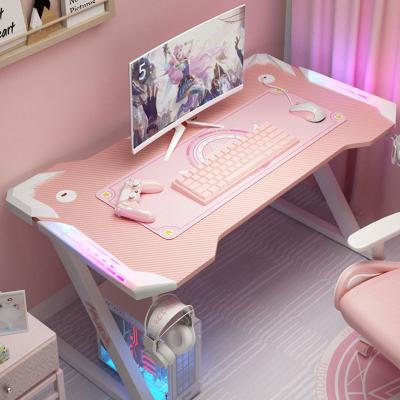 China (Other) Best Design Computer Gaming Table Adjustable Modern Home Desk Hotsale Game Tops Table With RGB For Gamer Desks for sale