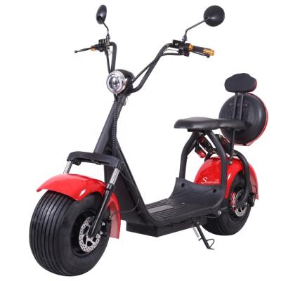 China Hot Sales Promotion Wholesale 1000w Unisex Tire Citycoco 2 Wheel Adult Electric Scooters for sale