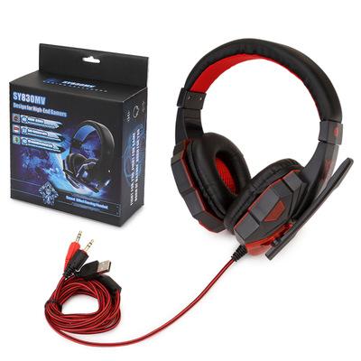 China Best Headband 2021 New PC Stereo Custom Mobile Earphones Gaming Headset With Microphone for sale