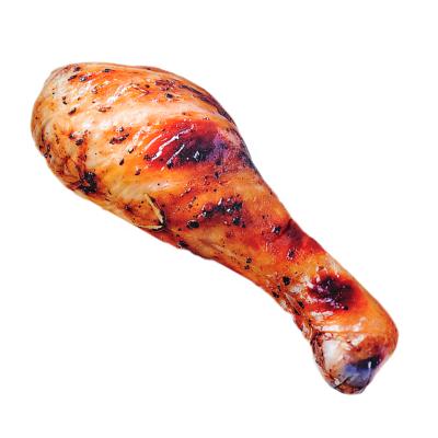 China 2019 Customs Anti-Static Meat Pillow Food Plush Chicken Leg Shape Tile Cushion for sale