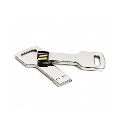 China Free Shipping Promotional Rectangle Metal USB Drive Key Shape Flash Stick for sale