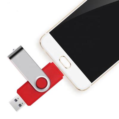 China Metal OTG Dual Port USB Flash Drive, Mobile Phone OTG USB Flash Drive, High Speed ​​OTG USB Flash Drive for sale