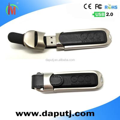 China New wristband china products for sale 16gb black leather usb flash drive for sale